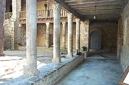 Abbey cloister, Lagrasse