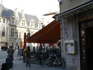 cafe de la table ronde in Place st andre, opposite old dauphine parliament building